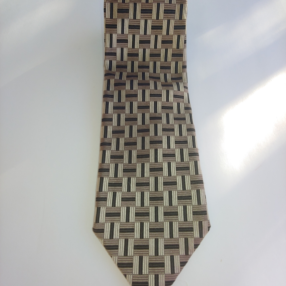 DANIEL CRAIG Made in Italy GEOMETRIC  Tan Black